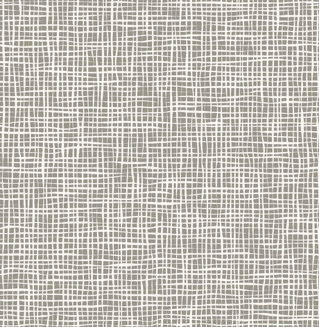 A-Street Prints Shanti Grid Grey Wallpaper