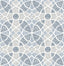 A-Street Prints Zazen Blue Geometric Wallpaper