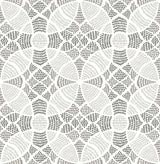 A-Street Prints Zazen Grey Geometric Wallpaper
