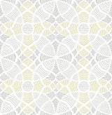 A-Street Prints Zazen Geometric Yellow Wallpaper