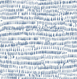 A-Street Prints Runes Brushstrokes Blue Wallpaper