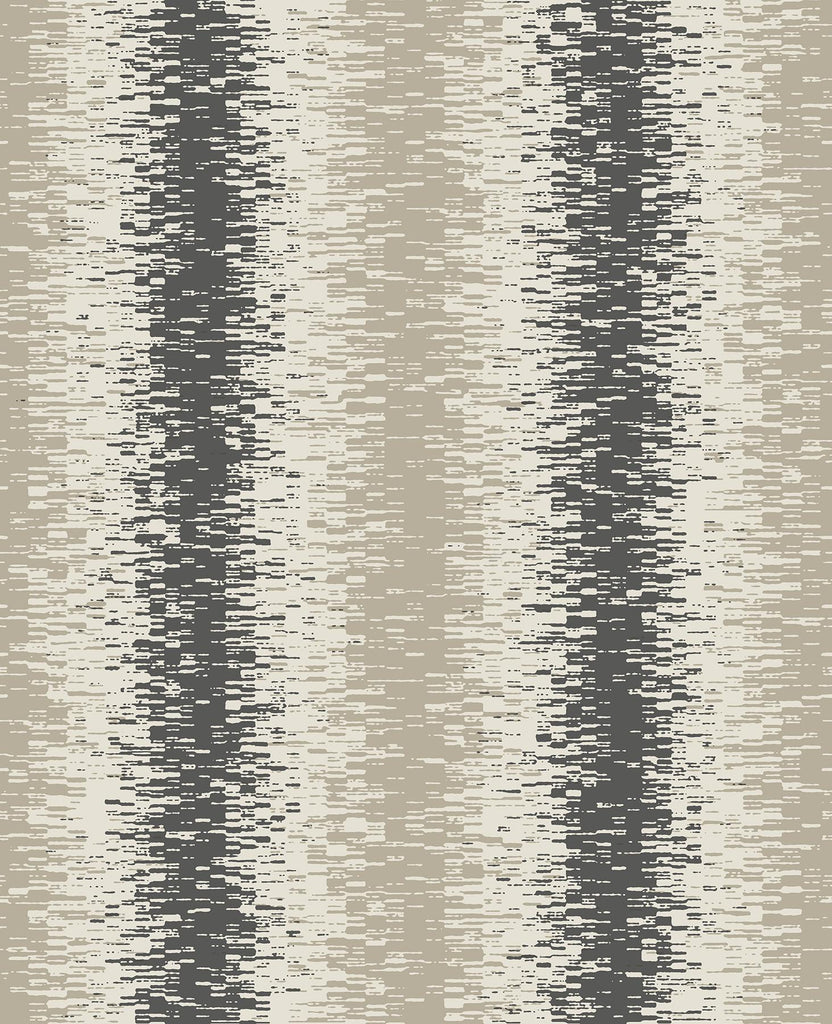 A-Street Prints Quake Taupe Abstract Stripe Wallpaper