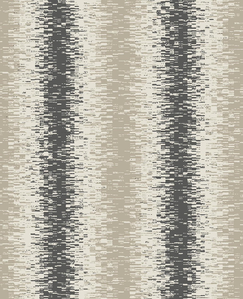 A-Street Prints Quake Abstract Stripe Taupe Wallpaper