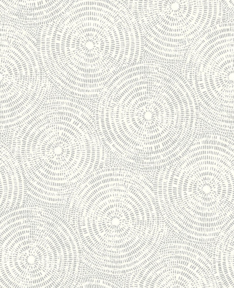 A-Street Prints Ripple Grey Shibori Wallpaper