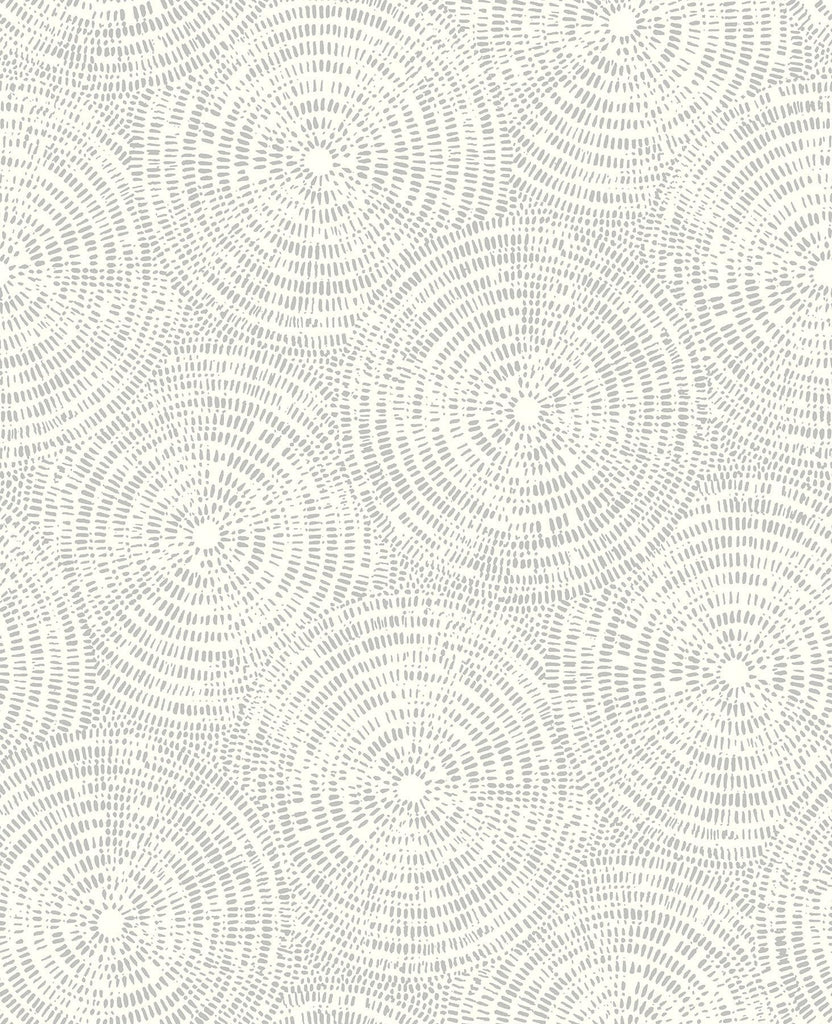 A-Street Prints Ripple Grey Shibori Wallpaper