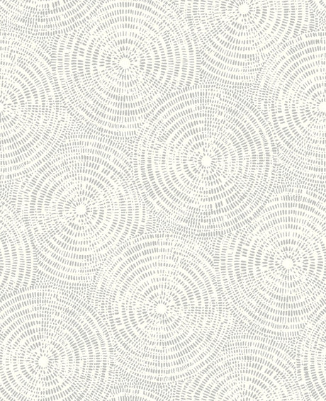 A-Street Prints Ripple Shibori Grey Wallpaper