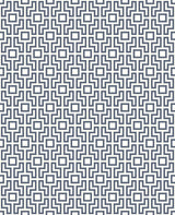 A-Street Prints Boxwood Blue Geometric Wallpaper