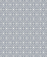 A-Street Prints Boxwood Geometric Blue Wallpaper