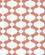 A-Street Prints Ashbury Coral Retro Wallpaper