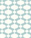 A-Street Prints Ashbury Turquoise Retro Wallpaper