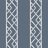 A-Street Prints Signature by Sarah Richardson 2785-24807 Indigo Wallpaper