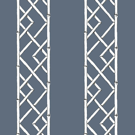 A-Street Prints Signature by Sarah Richardson 2785-24807 Indigo Wallpaper