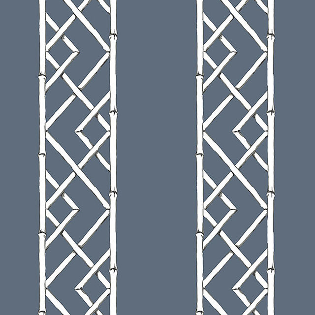 A-Street Prints Signature by Sarah Richardson 2785-24807 Indigo Wallpaper