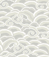 A-Street Prints Signature by Sarah Richardson 2785-24842 Platinum Wallpaper