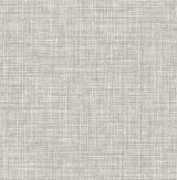A-Street Prints Poise Grey Linen Wallpaper