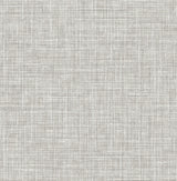 A-Street Prints Poise Linen Grey Wallpaper