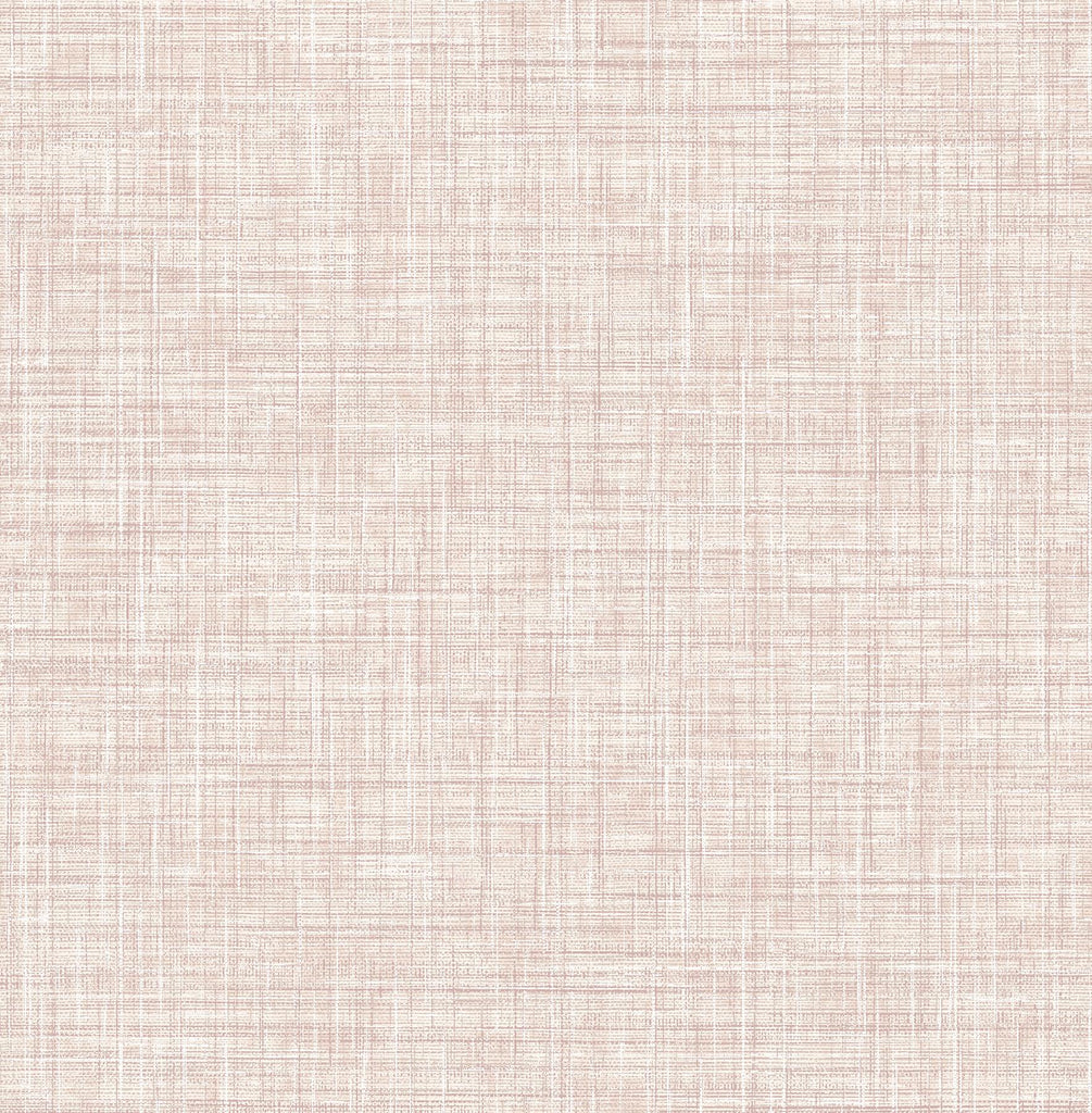 A-Street Prints Poise Linen Pink Wallpaper