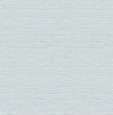 A-Street Prints Lilt Blue Faux Grasscloth Wallpaper