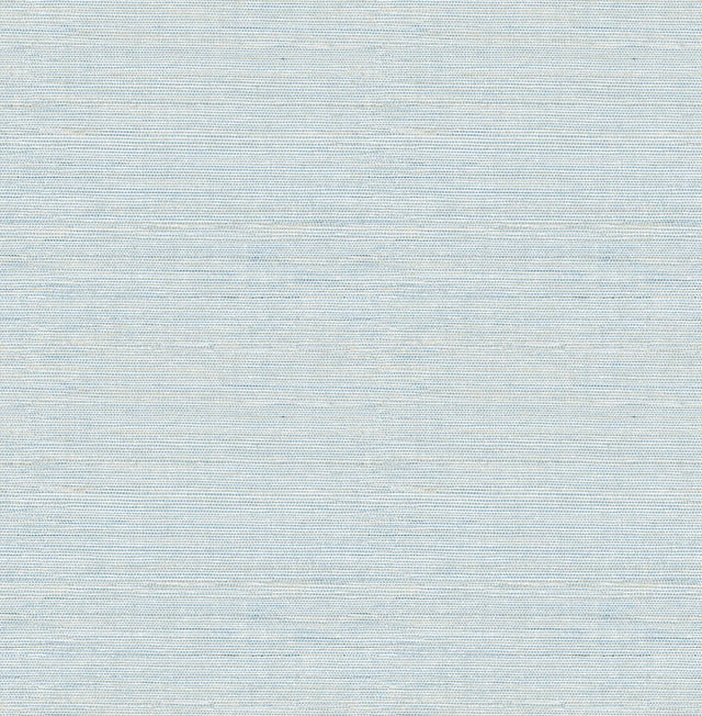 A-Street Prints Lilt Blue Faux Grasscloth Wallpaper