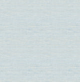 A-Street Prints Lilt Faux Grasscloth Blue Wallpaper