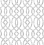 A-Street Prints Ethereal Silver Trellis Wallpaper