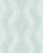A-Street Prints Feliz Seafoam Beaded Ogee Wallpaper