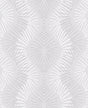 A-Street Prints Feliz Silver Beaded Ogee Wallpaper