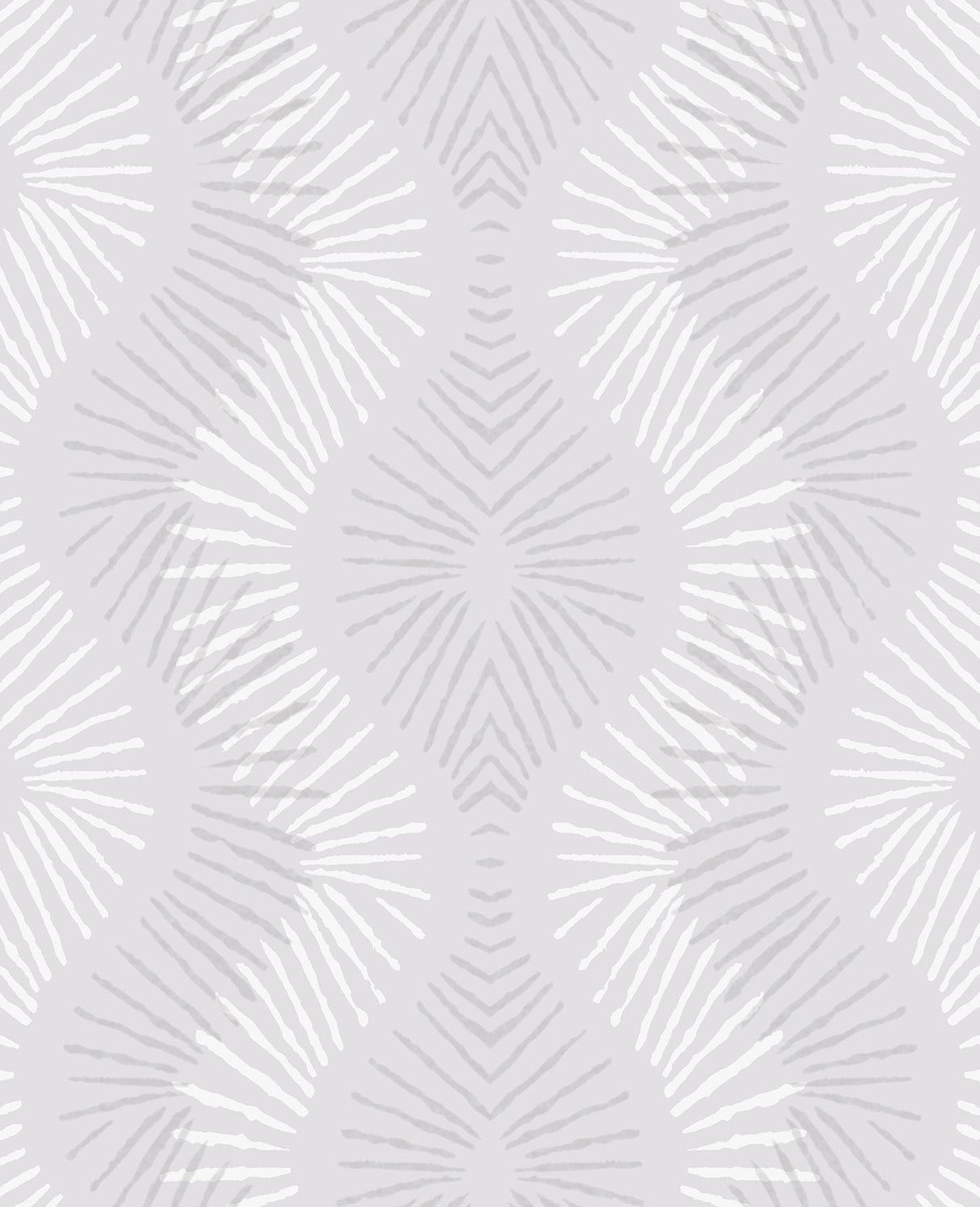 A-Street Prints Feliz Beaded Ogee Silver Wallpaper