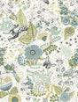 A-Street Prints Whimsy Green Fauna Wallpaper