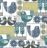 A-Street Prints Hennika Multicolor Patchwork Wallpaper