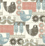 A-Street Prints Hennika Coral Patchwork Wallpaper