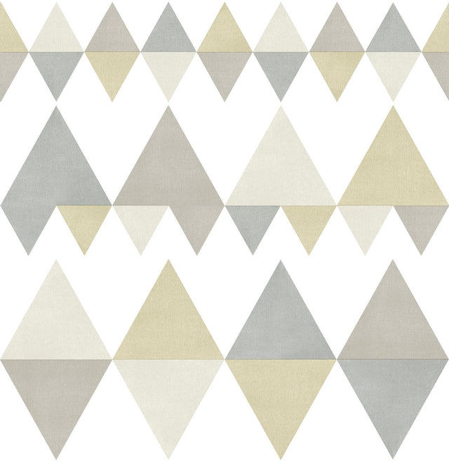 A-Street Prints Trilogy Sage Geometric Wallpaper