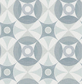A-Street Prints Ellis Teal Geometric Wallpaper