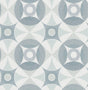 A-Street Prints Ellis Teal Geometric Wallpaper