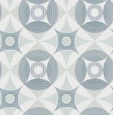 A-Street Prints Ellis Geometric Teal Wallpaper