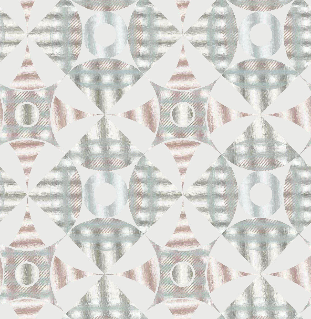 A-Street Prints Ellis Multicolor Geometric Wallpaper