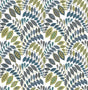 A-Street Prints Fiddlehead Green Botanical Wallpaper
