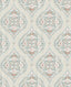 A-Street Prints Adele Teal Damask Wallpaper