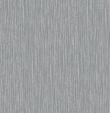 A-Street Prints Raffia Charcoal Faux Grasscloth Wallpaper
