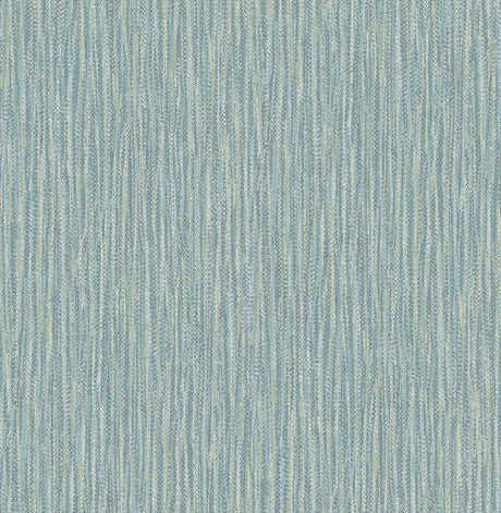 A-Street Prints Raffia Aqua Faux Grasscloth Wallpaper