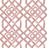 A-Street Prints Traverse Trellis Red Wallpaper