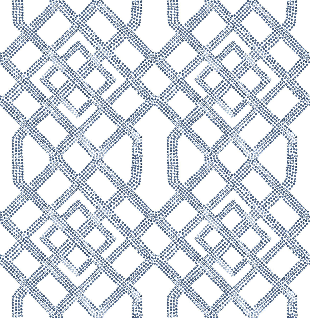 A-Street Prints Traverse Blue Trellis Wallpaper