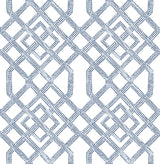 A-Street Prints Traverse Blue Trellis Wallpaper