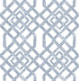 A-Street Prints Traverse Blue Trellis Wallpaper