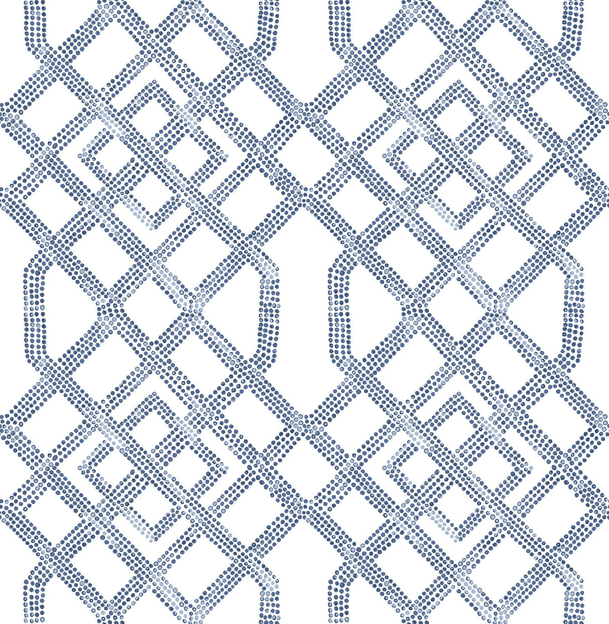 A-Street Prints Traverse Trellis Blue Wallpaper
