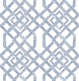 A-Street Prints Traverse Trellis Blue Wallpaper