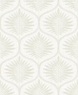 A-Street Prints Laurel Ogee Bone Wallpaper