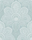 A-Street Prints Triumph Light Blue Medallion Wallpaper