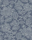 A-Street Prints Larkin Blue Floral Wallpaper