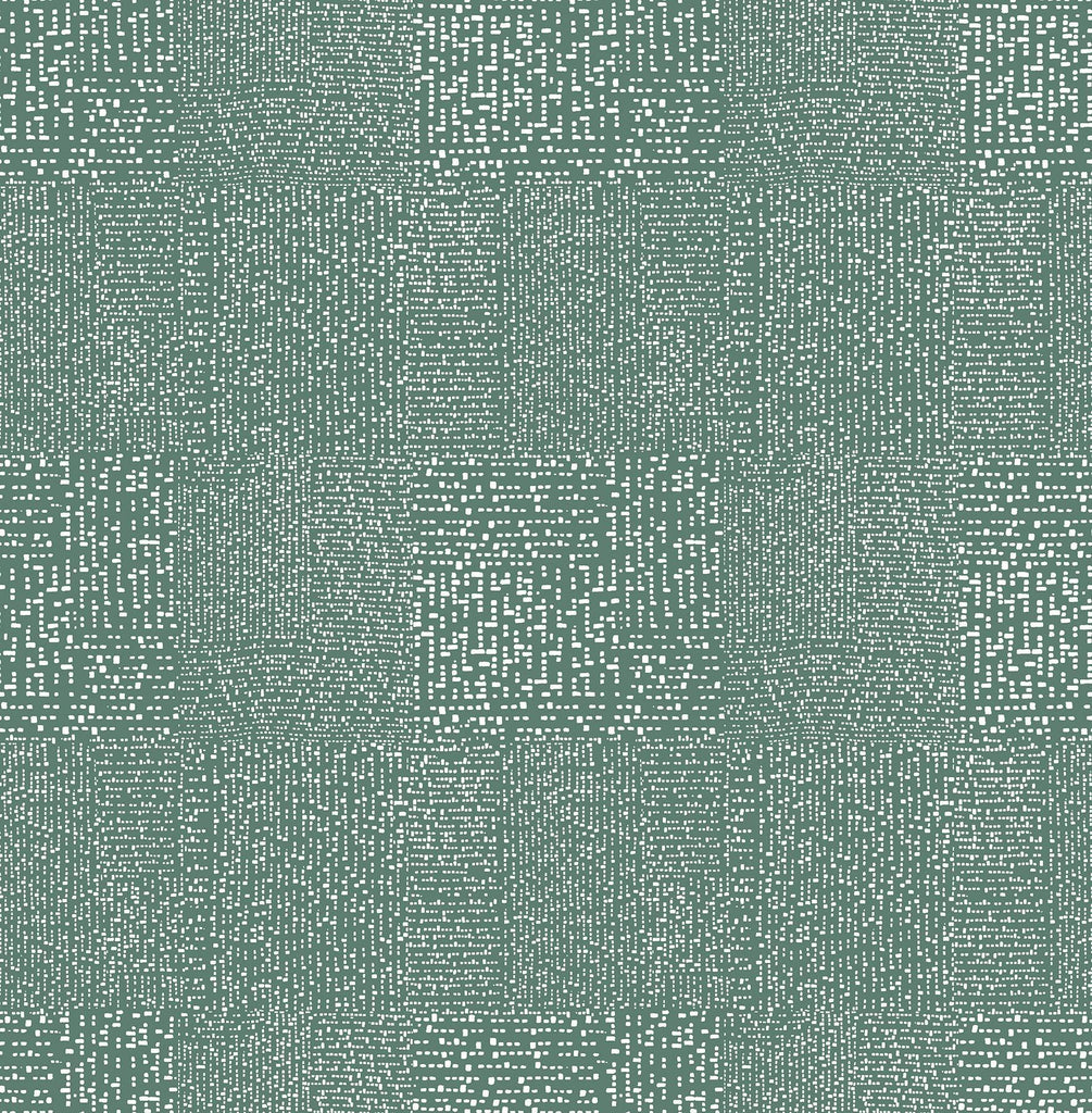 A-Street Prints Zenith Green Abstract Geometric Wallpaper